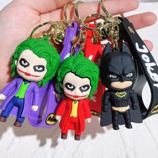 Batman and Joker Keychain