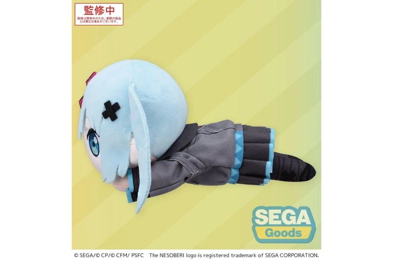 Colorful Stage! The Movie A Miku Who Can't Sing Nesoberi (Lay-Down) Plush Closed Windows Sekai Hatsune Miku - Image 2