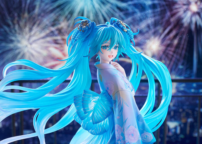 Character Vocal Series 01 Hatsune Miku Hatsune Miku Music & Fire Works Version 1/7 Scale - Image 10