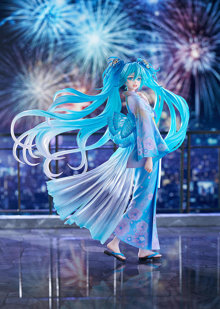 Character Vocal Series 01 Hatsune Miku Hatsune Miku Music & Fire Works Version 1/7 Scale - Image 7