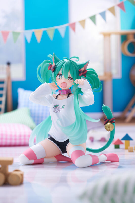 Hatsune Miku Desktop Cute Figure (Cat Ear T Shirt Version) (re-run) - Image 8
