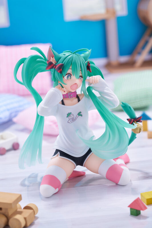 Hatsune Miku Desktop Cute Figure (Cat Ear T Shirt Version) (re-run) - Image 10