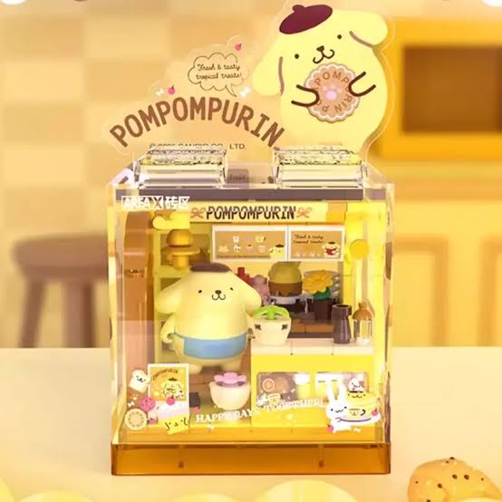 (AREA-X) – Pompompurin Sweet Dreams Bakery Building Blocks
