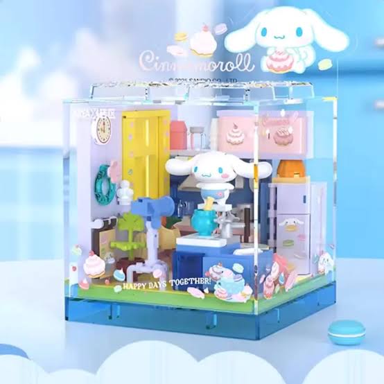 (AREA-X) – Cinnamoroll Vigorous Cake Shop Building Blocks