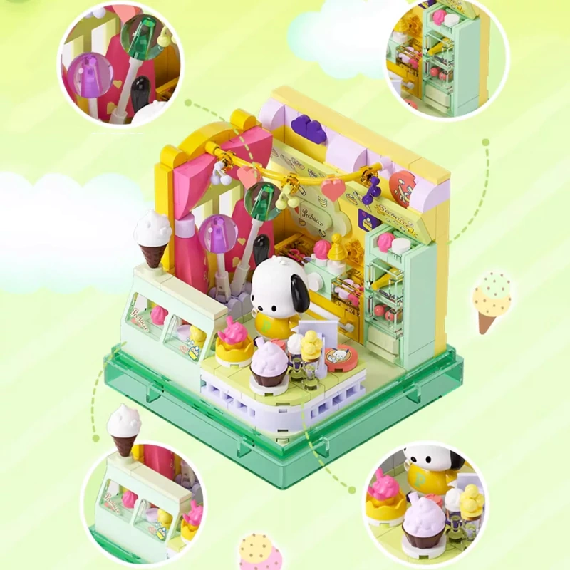 (AREA-X) - Pochacco Summer Ice Cream Shop Building Blocks - Image 2