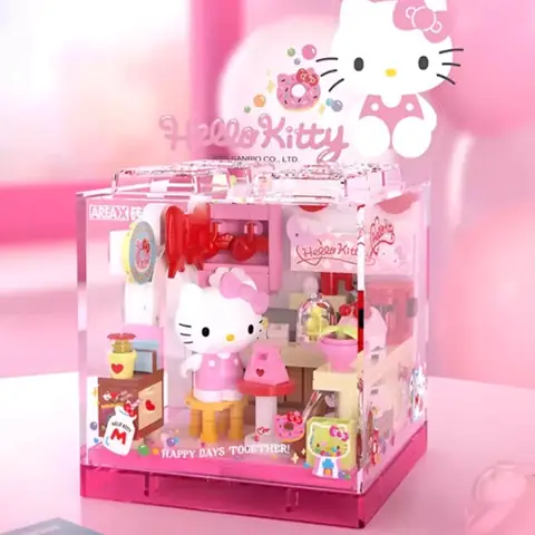 (AREA-X) - Hello Kitty Fantasy Dessert House Building Blocks