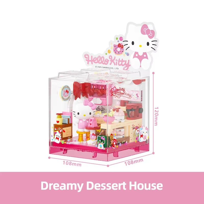 (AREA-X) - Hello Kitty Fantasy Dessert House Building Blocks - Image 2